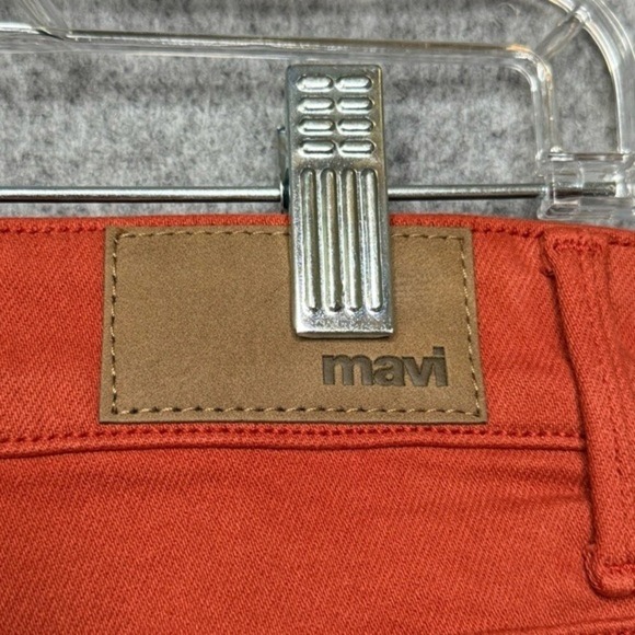 Mavi Barcelona High Rise‎ Wide Leg Jeans in Orange Flex Blue- Sz 25 (guess) - Picture 7 of 8